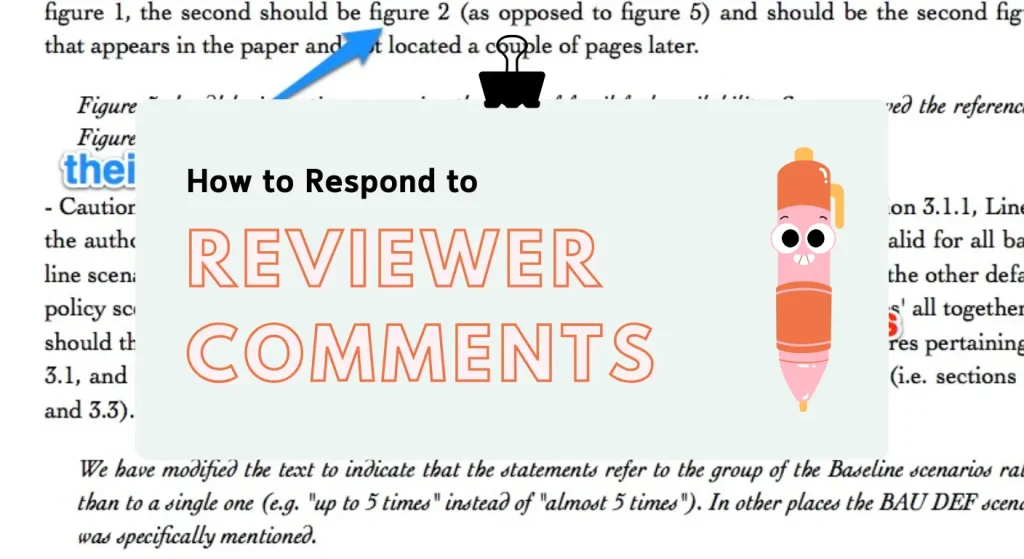 How to Respond to Reviewer Comments