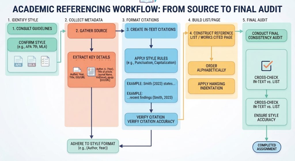 Academic Citation Comparison Workflow