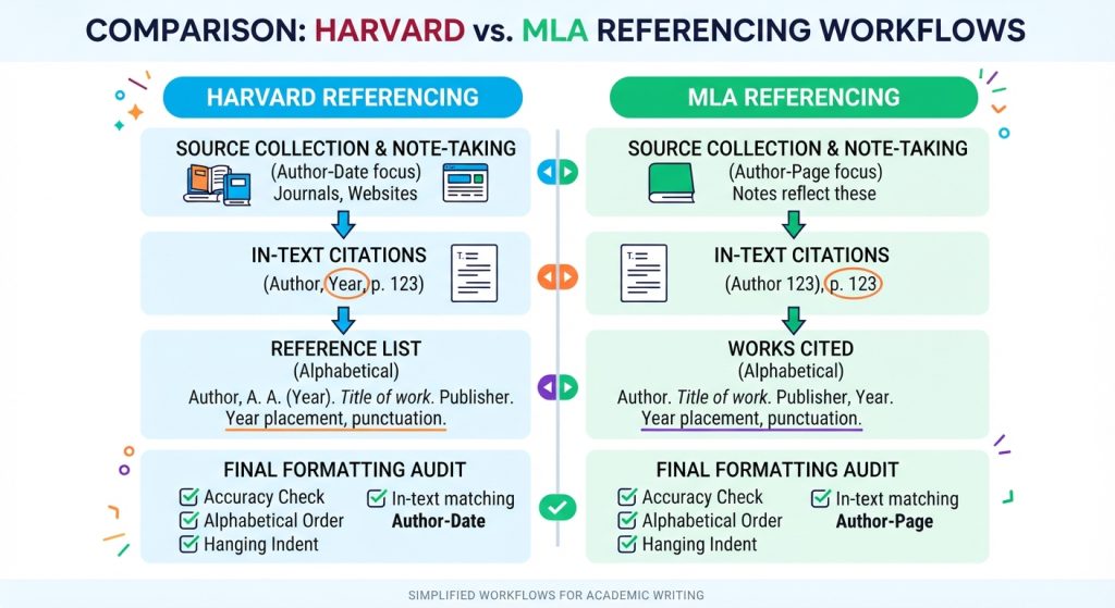 Step by Step Harvard vs MLA Referencing Preparation Blueprint
