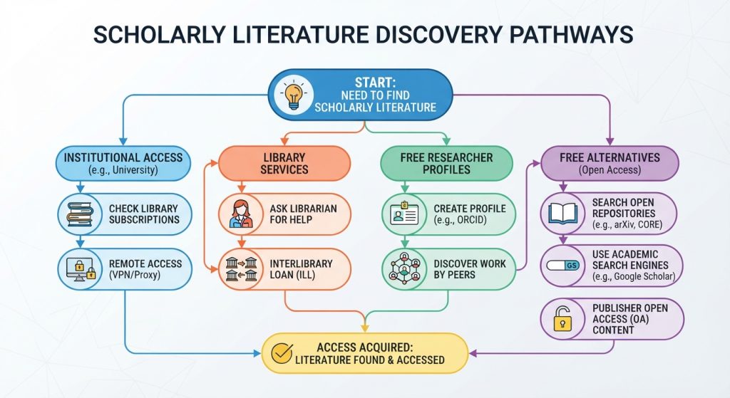 Scholarly Literature Discovery Pathways