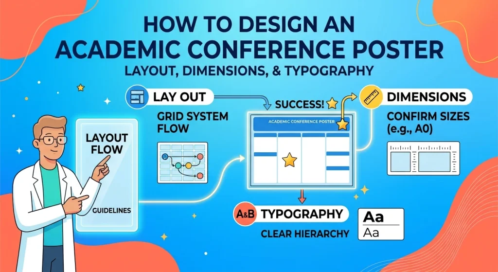 Academic conference research poster featuring a clear three-column layout, readable typography, scientific figures, charts, and a QR code.